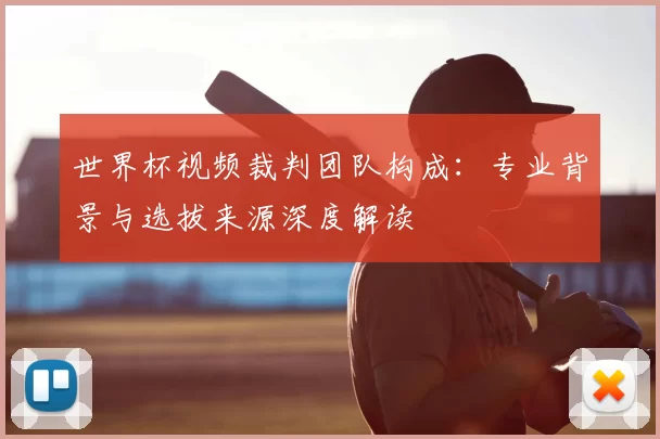 世界杯视频裁判团队构成:专业背景与选拔来源深度解读