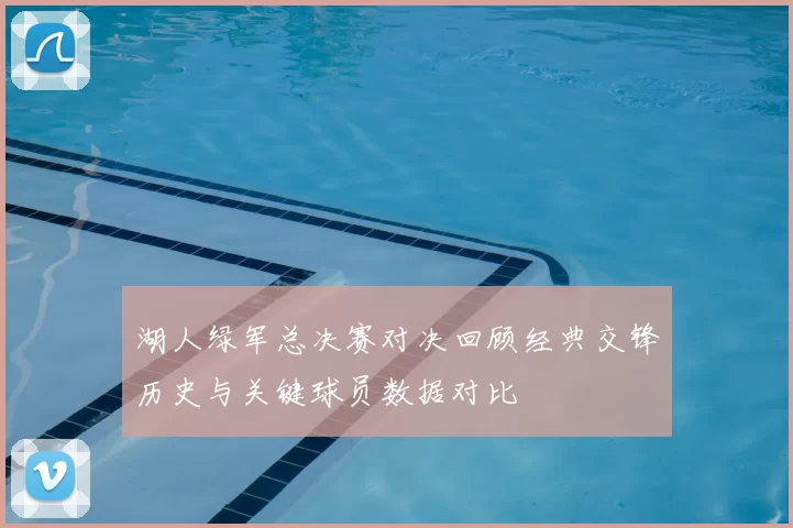 湖人绿军总决赛对决回顾经典交锋历史与关键球员数据对比
