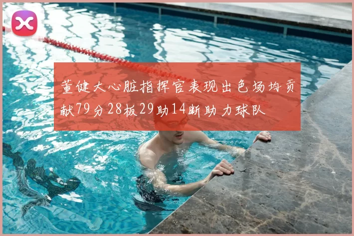 董健大心脏指挥官表现出色场均贡献79分28板29助14断助力球队